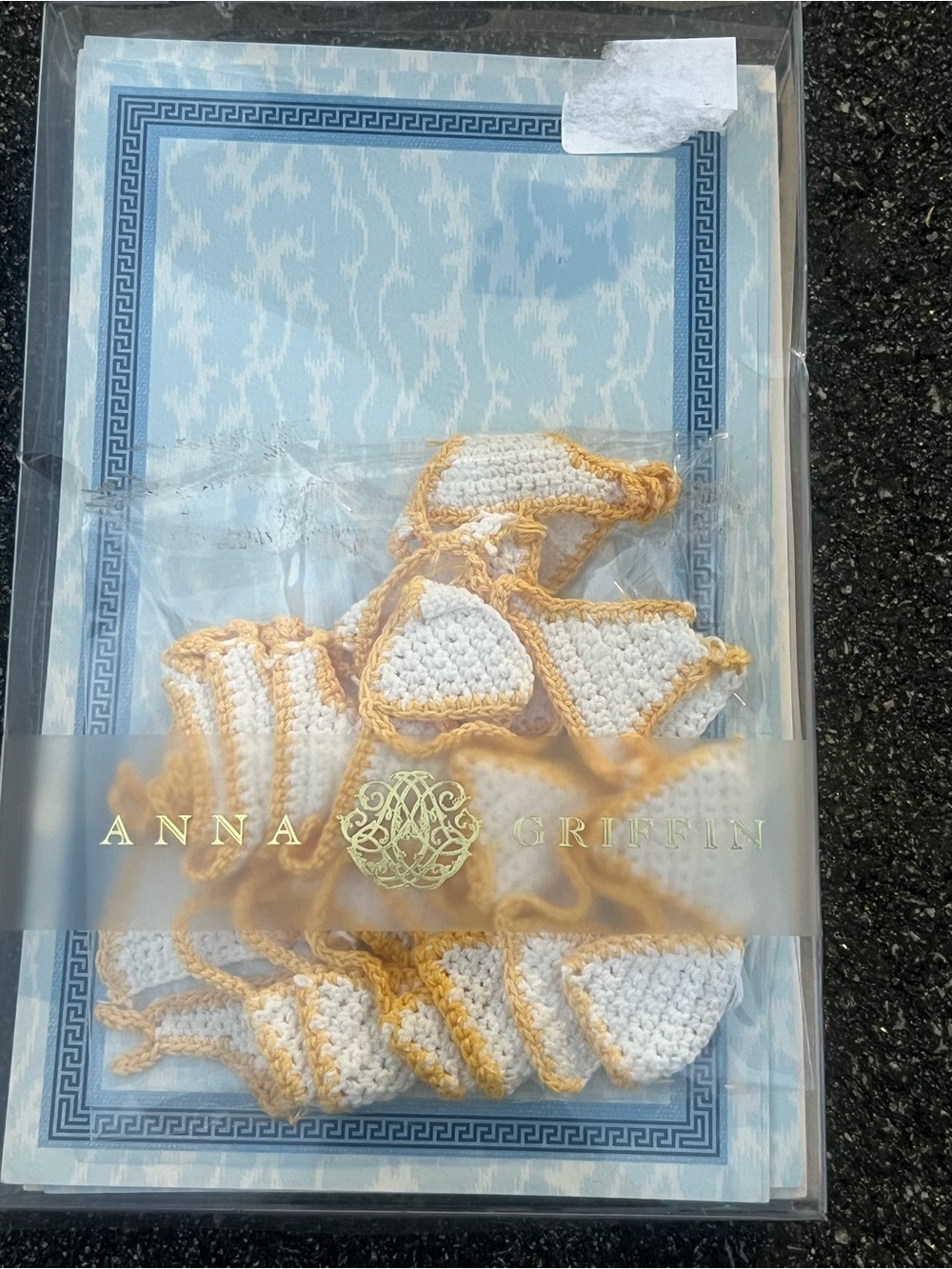 Anna Griffin rare crochet bikini stationery set